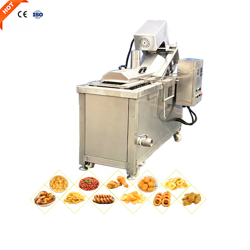 Automatische elektrische Pommes Frites Banana Plantain Chips Tiefbraten Maschine 304 Edelstahl ununterbrochene Falafel Fritte use