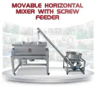 High Quality 500 1000l Vertical High Feet Food Chemical Dry Powder Mixer Double Screw Ribbon Blender Mixing Machine - Mixer - foodmachtech