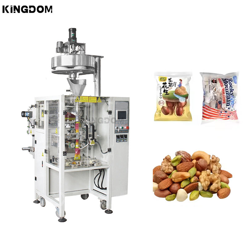 全自動垂直窒素スナックポップコーンチーズスライスバナナチップバギングVffs包装機