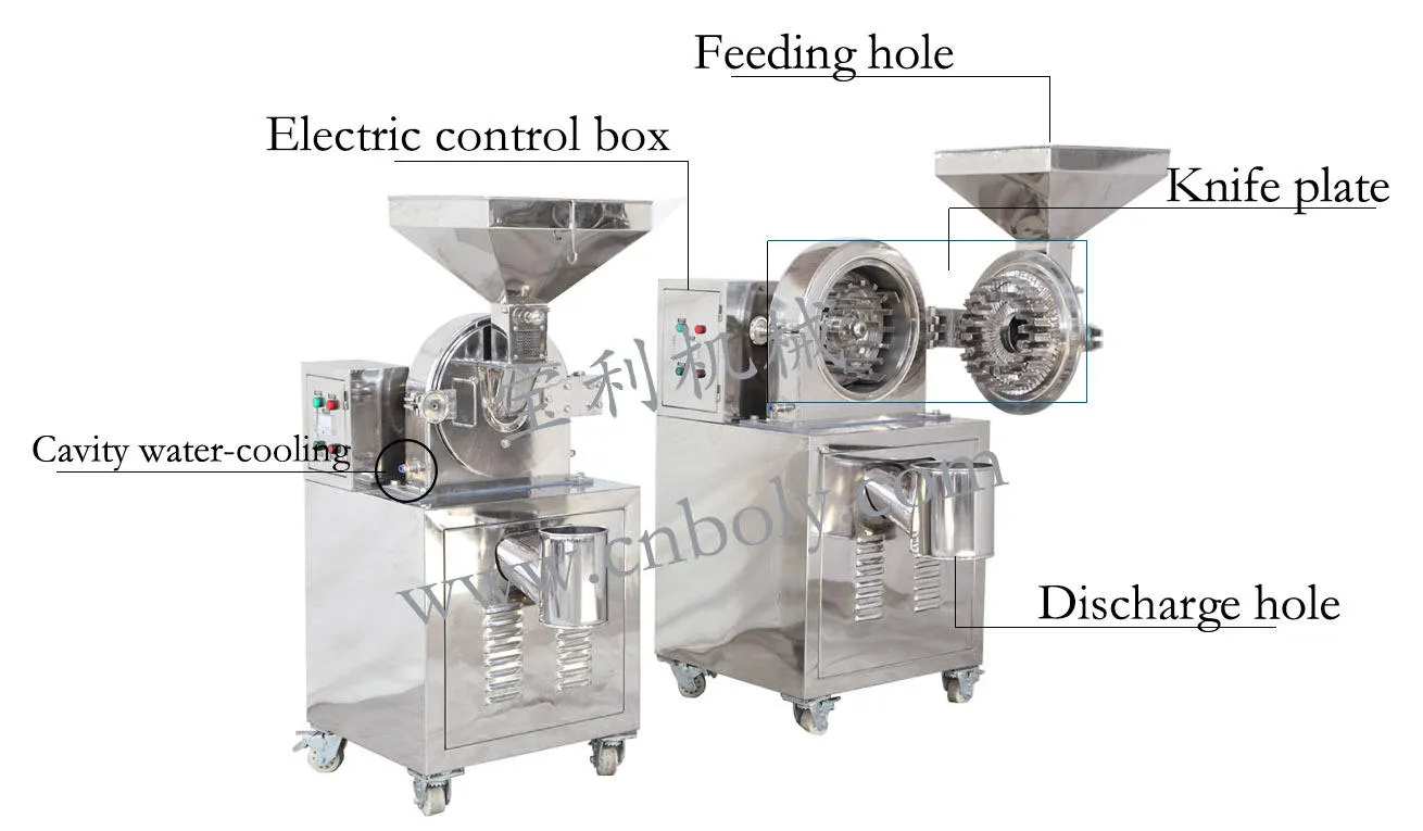 100 Mesh Coriander Powder Pin Mill Coriander Seeds Grinding Machine - Mixer - foodmachtech