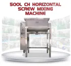 High Quality 500 1000l Vertical High Feet Food Chemical Dry Powder Mixer Double Screw Ribbon Blender Mixing Machine - Mixer - foodmachtech