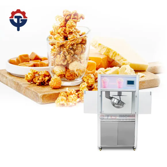 Máquina De Pipoca De Gás Industrial De Venda Quente Máquina De Indústria De Fabricante De Pipoca Máquina De Milho Pop Comercial
