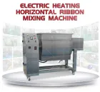 Customized High Quality 250 500 1000l Horizontal Electric Heating Dry Powder Mixer Double Screw Ribbon Blender - Mixer - foodmachtech