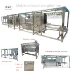 Líneas de producción de equipos de procesamiento de mataderos de aves de corral mataderos de pato y ganso - Línea de sacrificio de aves de corral - foodmachtech