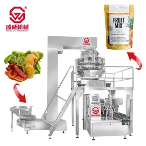 Semi di frutta a basso costo Semi di Frutta Sacchetti di Patate Piccole Spezie Arachidi Caramelle Gummy Premade Bag Stand Up Macchine per l'Imballaggio