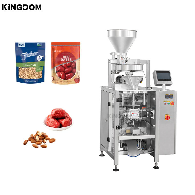 VFFSシールポーチバッグ包装コーヒーフィードバナナキャンディースナック窒素穀物垂直パッキングマシン
