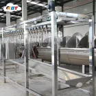 Xinbaiyun 300-3000BPH Máquina automática de desplumadora de pollo y máquina de limpieza de pollo Equipo de sacrificio de aves de corral - Línea de sacrificio de aves de corral - foodmachtech