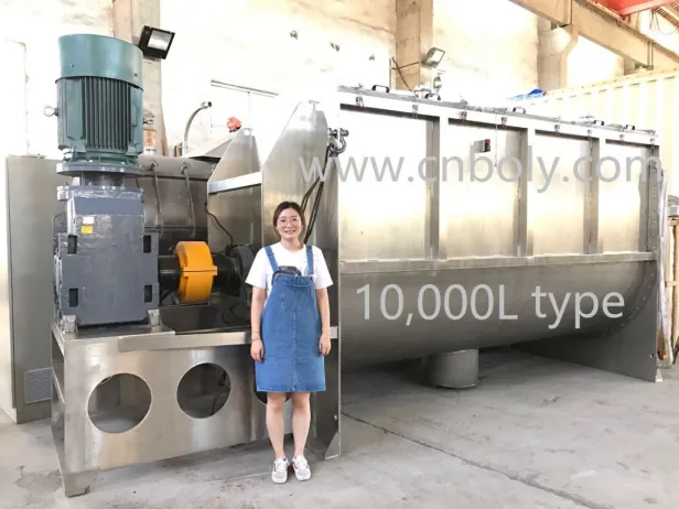 Industrial Horizontal Baking Premix Sugar Mixing Line Powder Ribbon Mixer Machine - Mixer - foodmachtech