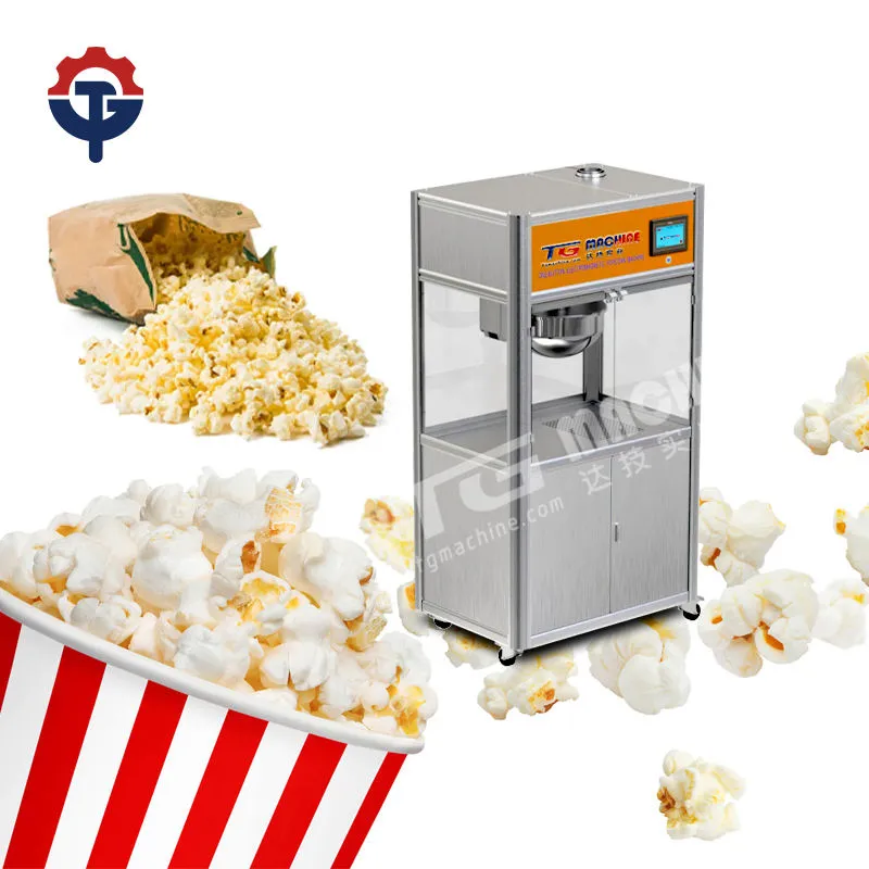 Máquina De Pipoca Comercial Elétrica Automática Máquina De Fazer Pipoca Fabricante De Pipoca Industrial - Máquina tempero - foodmachtech