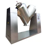 Powder Mixer Blending Machinery V Type Small Laboratory Powder Mixing Machine - Mixer - foodmachtech