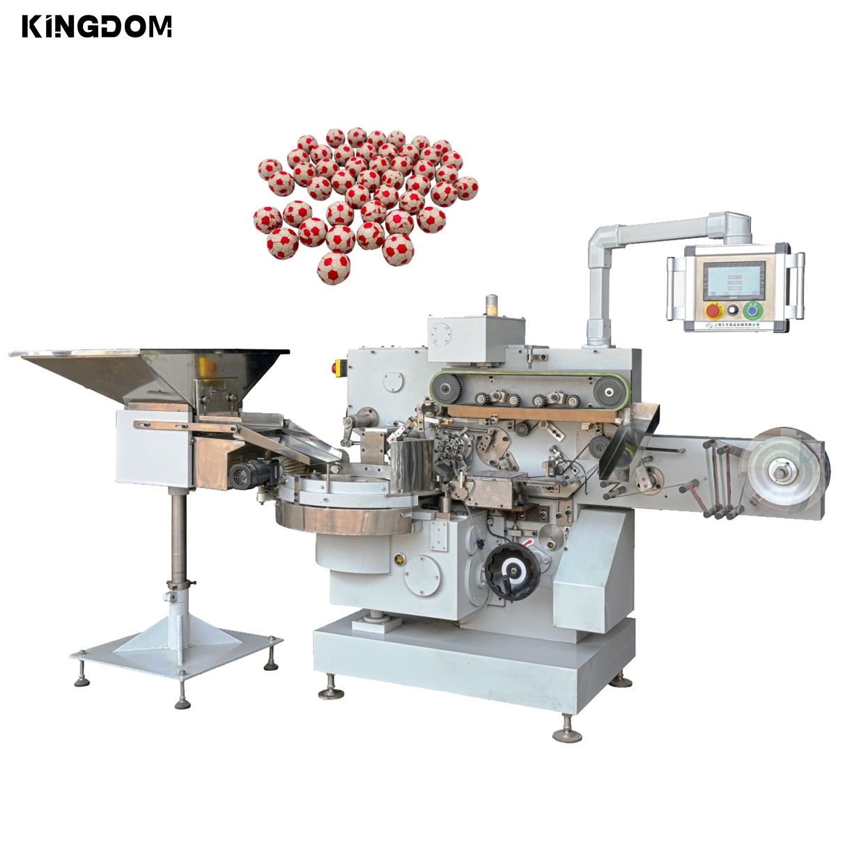 Машина упаковки шоколада автоматического небольшого яйца круглого шарика форменная