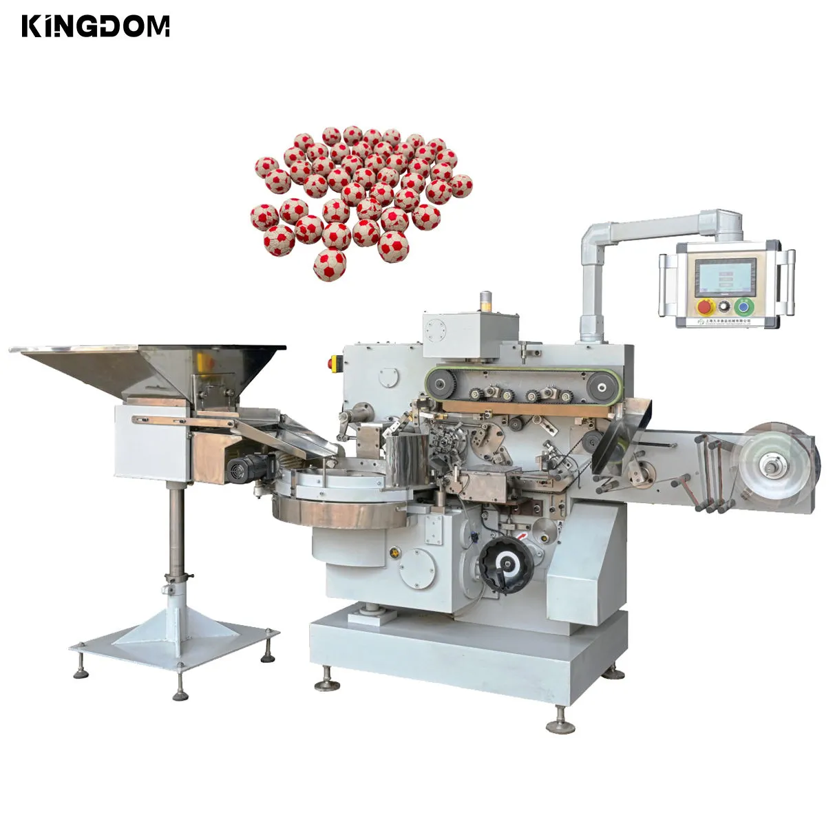 Automatic Small Round Ball Egg Shaped Chocolate Packaging Machine - Packaging Machine - foodmachtech