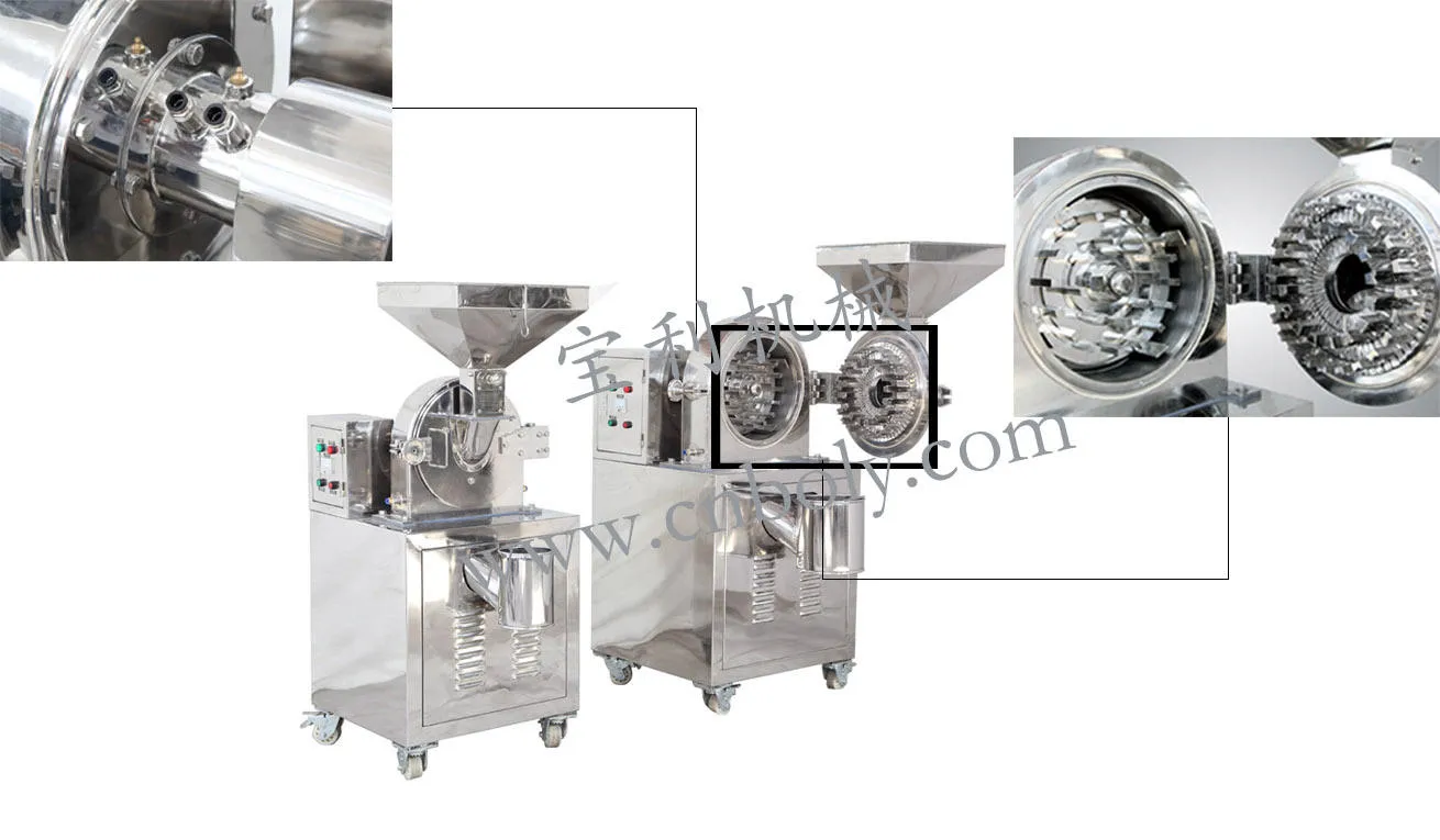 100 Mesh Coriander Powder Pin Mill Coriander Seeds Grinding Machine - Mixer - foodmachtech