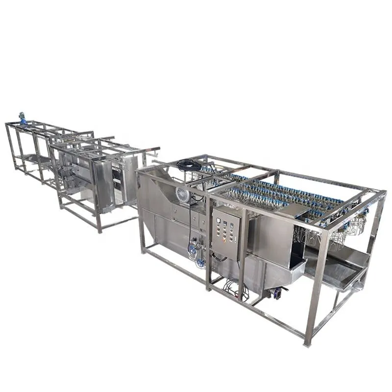 Xinbaiyun 300-3000BPH Máquina automática de desplumadora de pollo y máquina de limpieza de pollo Equipo de sacrificio de aves de corral - Línea de sacrificio de aves de corral - foodmachtech