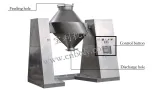  Chemical Powder Double Cone Mixing Blender Machine Food Powder Double Screw Cone Mixer - Mixer - foodmachtech