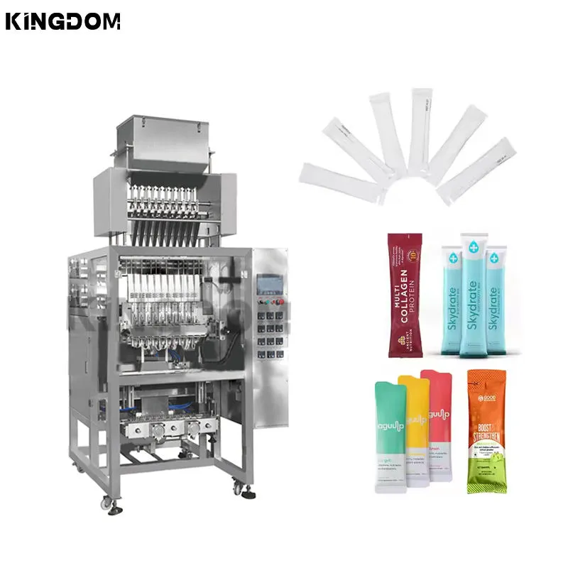Automatic Multilane Small Bag Sachet Sugar Salt Filling Packaging Sugar Stick Pack Machine - Filling Machine - foodmachtech