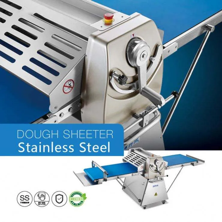 Massa Sheeter Massa Máquina Croissant Aço Inoxidável Completo Pizza Profissional Massa Sheeter - Linha De Produção De Laminação De Várias Camadas - foodmachtech