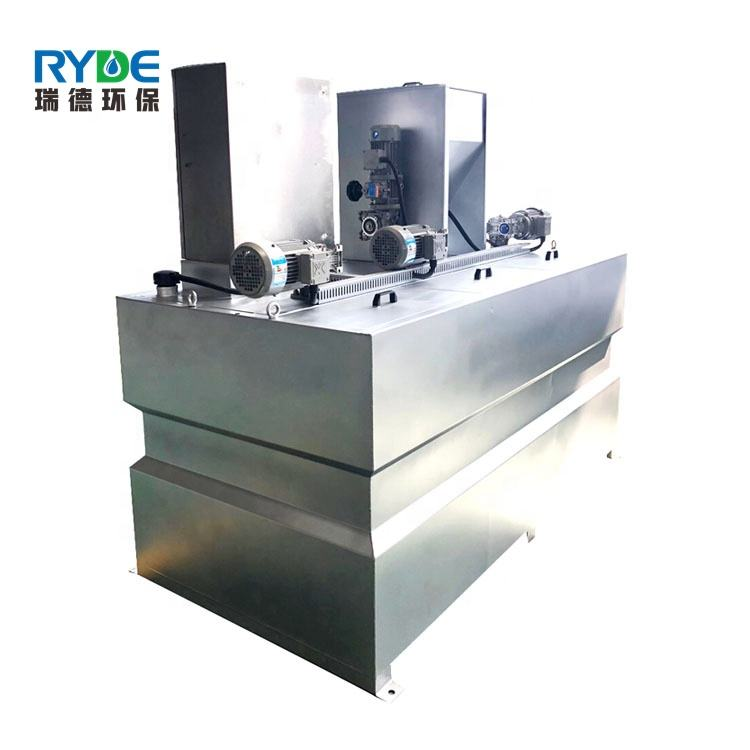 อุปกรณ์เตรียม flocculant อัตโนมัติระบบการจ่ายน้ำเสีย