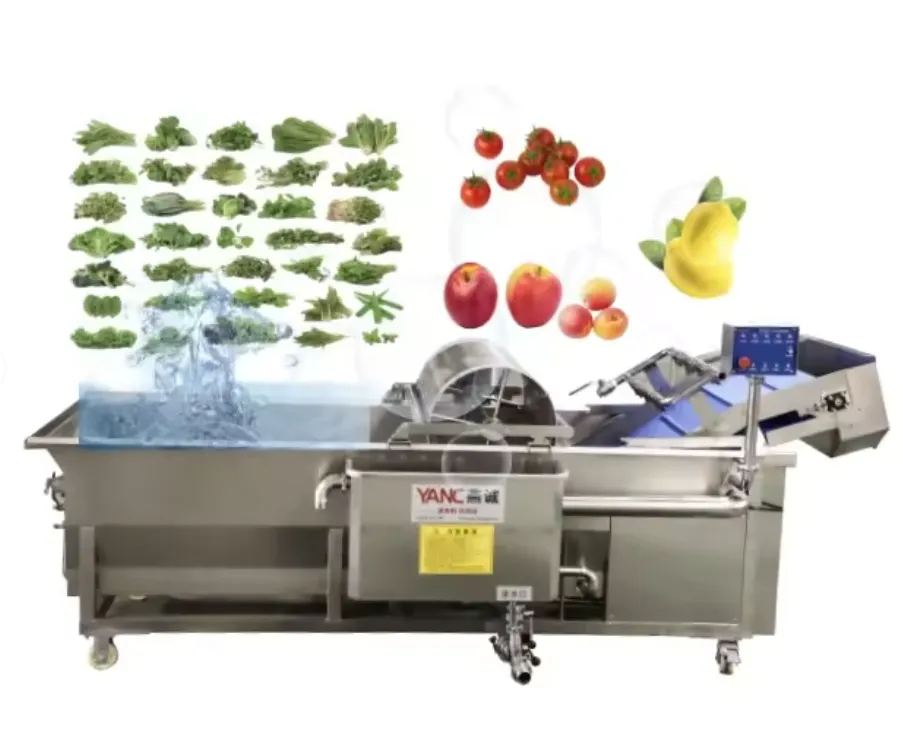 آلة غسيل الملفوف ، آلة تنظيف الخضروات للكرفس والسبانخ - آلة التنظيف - foodmachtech