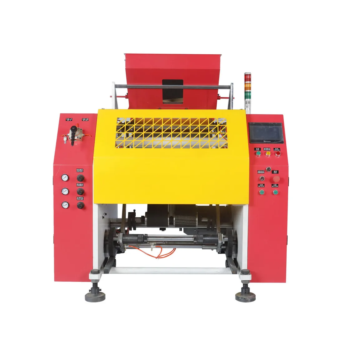 Macchina automatica ad alta velocità di riavvolgimento del film di allungamento di alta qualità per la fabbricazione del piccolo rotolo di pellicola di allungamento - Macchina per lo stretching - foodmachtech