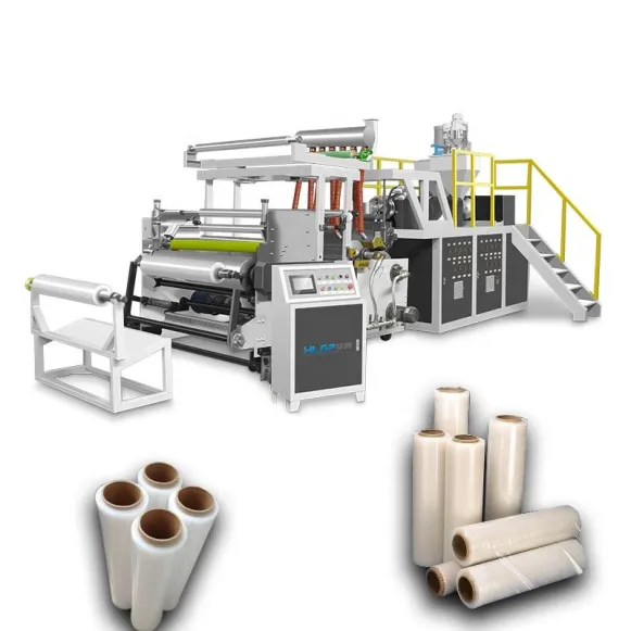 1000mm Production Line of Stretch Film Making Machine with 2 Screw