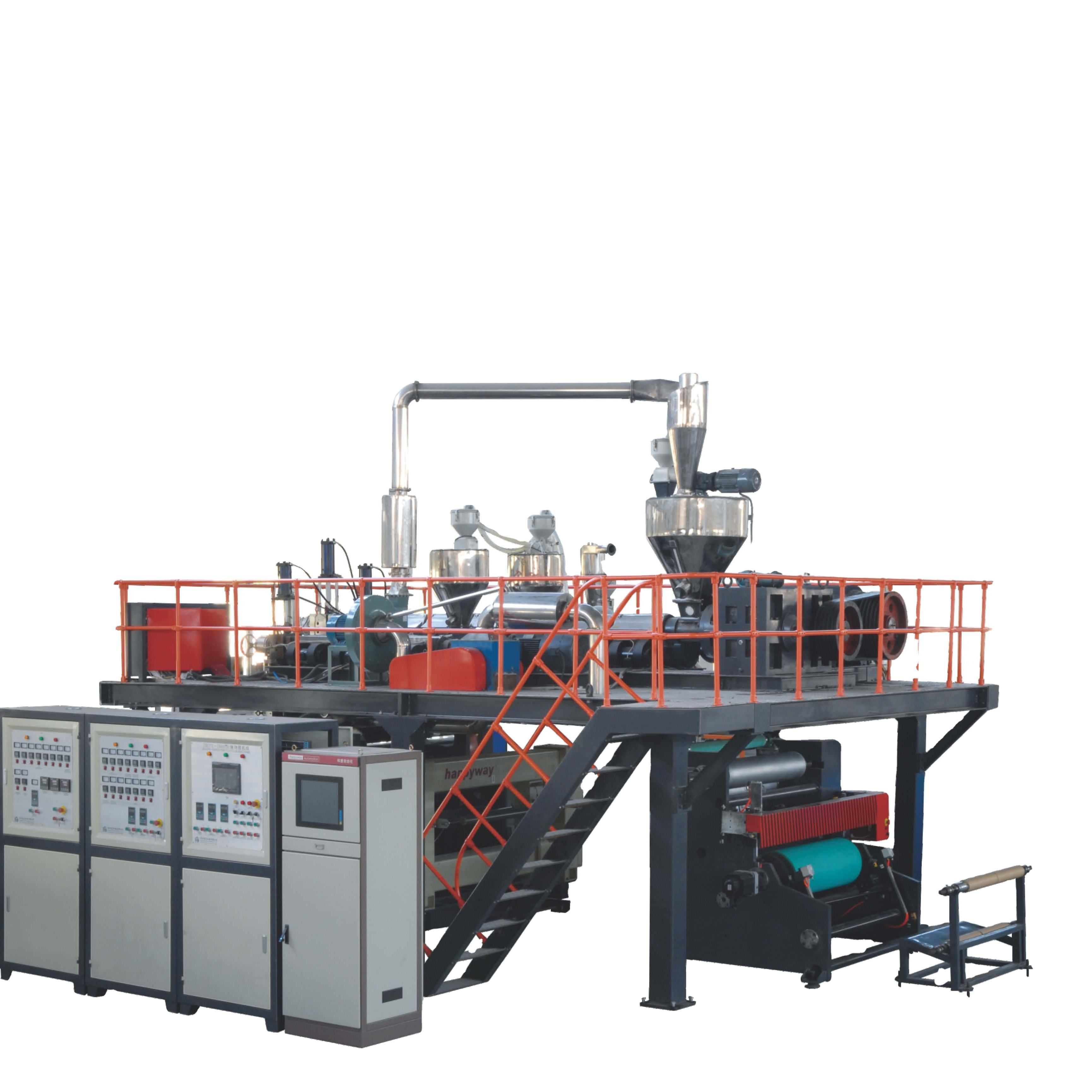 2024新技术3层5层高速全自动LLDPE拉伸膜制造机来自中国HLGP