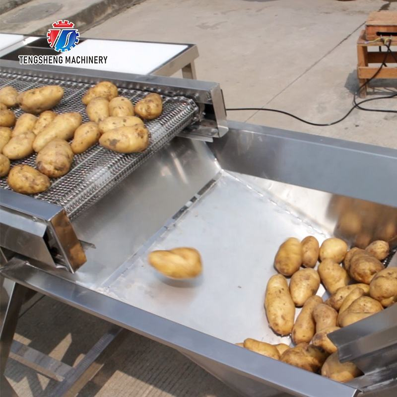 Tabla de selección de la máquina de clasificación de verduras y frutas TS-GF25A