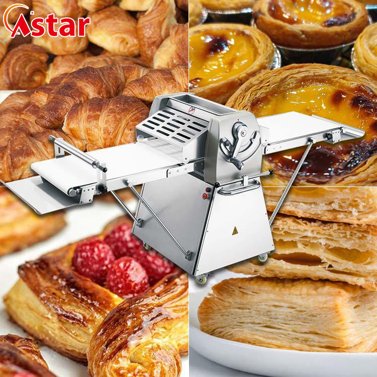 Precio de fábrica 520mm modelo continuo Sheeter de masa para las ventas