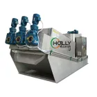 Die Schnecken presse schlamm entwässerung maschine für Wasser aufbereitung anlagen eignet sich zur Entwässerung in Schlachthöfen - Tierkarkasse-Rendering-System - foodmachtech