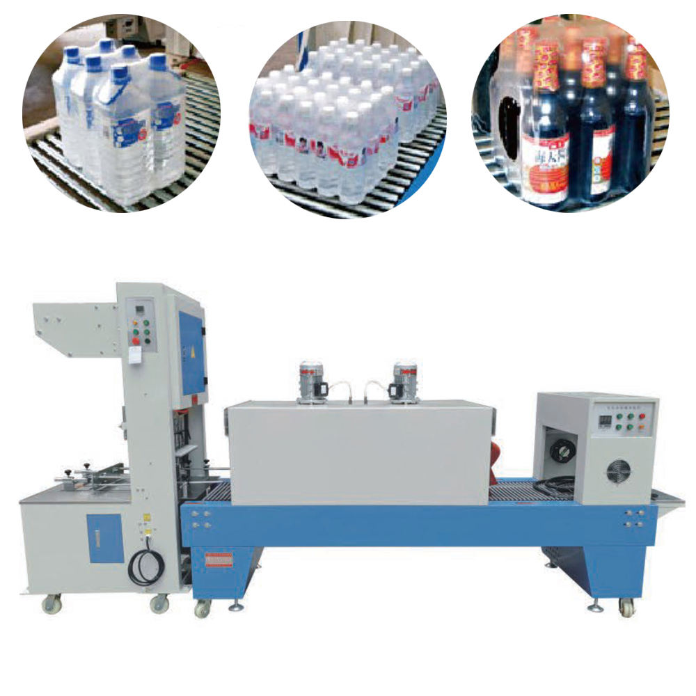 Le type manuel semi-automatique la bouteille en plastique en verre peut chauffer la machine d'enveloppe de rétrécissement de tunnel