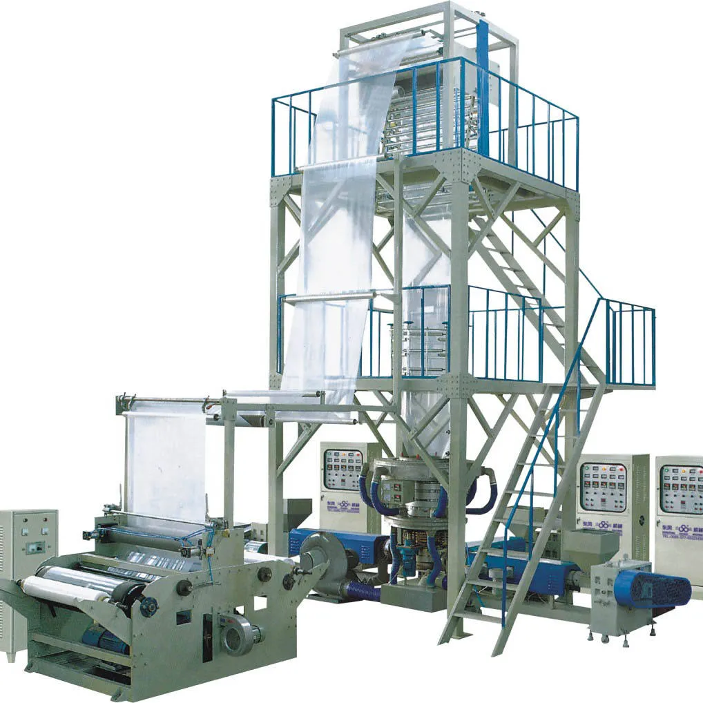 Single Extruders Single -layer Co-extrusion LDPE HDPE LLDPE Biodegradable Plastic Film Blowing Machine Price - Blown Film Machine - foodmachtech