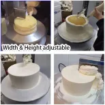 Revestimento De Creme De Bolo Suavização De Glacê Mais Suavizante Máquina De Glacê De Bolo - Linha De Produção De Laminação De Várias Camadas - foodmachtech