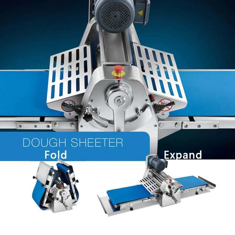 Massa Sheeter Massa Máquina Croissant Aço Inoxidável Completo Pizza Profissional Massa Sheeter - Linha De Produção De Laminação De Várias Camadas - foodmachtech