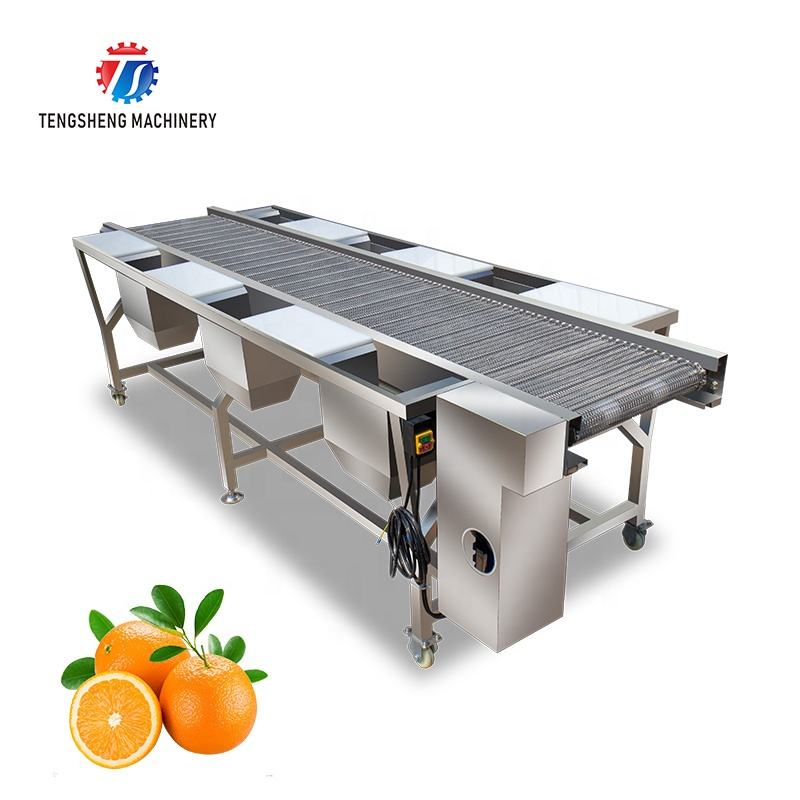 Tabla automática de selección de la máquina de clasificación de verduras y frutas TS-GF25A