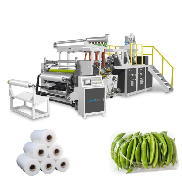 2024 NEW PRODUCT Direct Factory Sale Latest Technology Stretch Film Making Machine Used for Food and Textiles Packaging