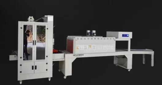 Hot tunnel packaging machine