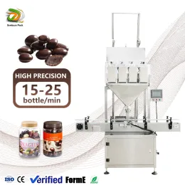 High Quality Automatic Can Coffee Bean Rice Chocolate Sugar Granule Dispensing Weighing Filling Machine