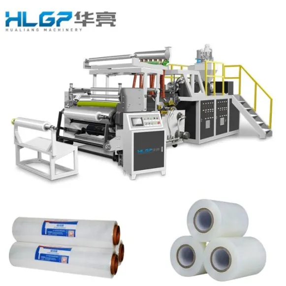 2025 Best High-Efficiency HLCPE-1000mm LDPE /LLDPE Stretch Film Making Machine