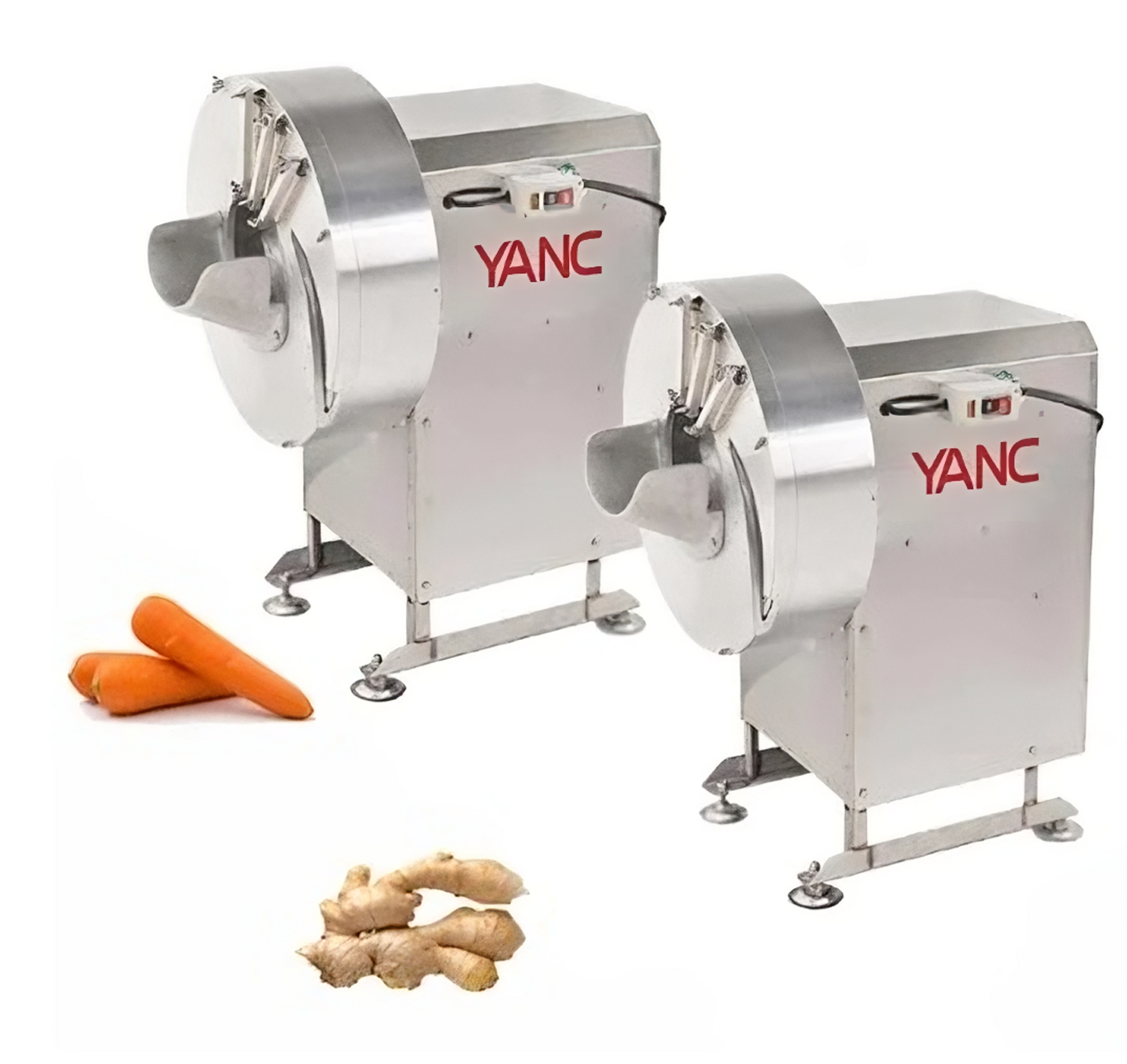 Petit coupeur végétal industriel multifonctionnel gingembre et découpeuse en bambou de pousse pour de petits restaurants