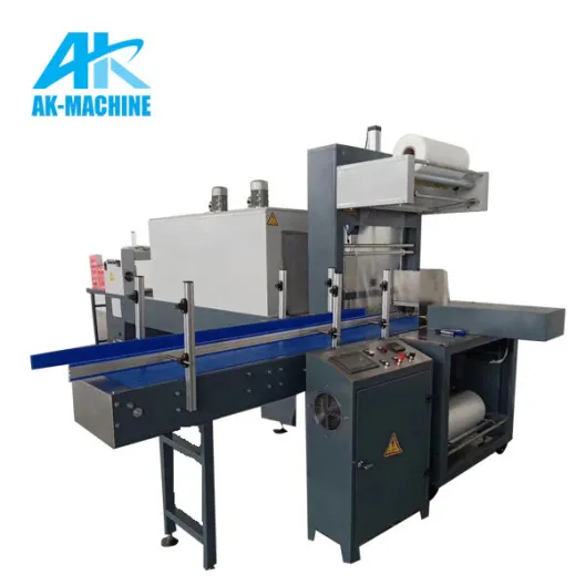 Use PE Shrink Wrapping Film Packaging Machine / PET Bottle Shrink Wrapping Machine / Heat Shrink Packing Machinery