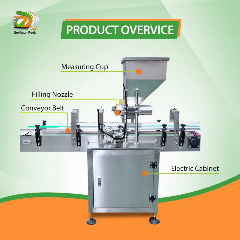 Macchina automatica per il riempimento di bottiglie di tè per spezie, - Macchina di riempimento - foodmachtech