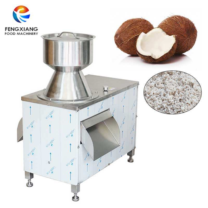 Pâte de noix de coco de carotte de manioc de machine de déchiquetage de noix de coco brune faisant la machine
