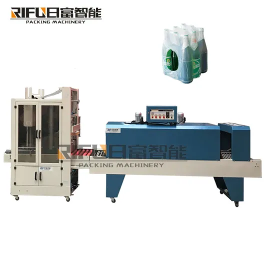Sealing and shrinking tube packaging machine
