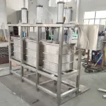 Lebensmittel qualität Edelstahl Zylinder Kontrolle Tofu Käse Presse Maschine - Käse presse - foodmachtech