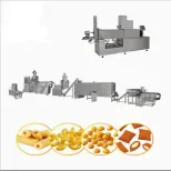 L'acier inoxydable a soufflé la chaîne de production à la machine d'extrudeuse de casse-croûte de maïs - Chaîne de production chaude auto-chauffante de nouille de pot - foodmachtech