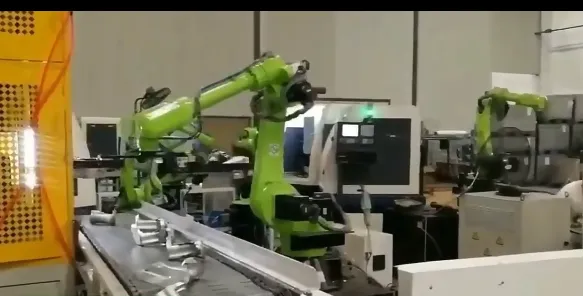 Macchina automatica ad alta velocità dell'impilamento del pallet della scatola del robot di pallettizzazione intelligente con le componenti del nucleo del motore del cambio del PLC - Sistema di controllo automatizzato - foodmachtech