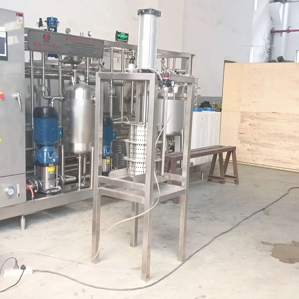 Lebensmittel qualität Edelstahl Zylinder Kontrolle Tofu Käse Presse Maschine - Käse presse - foodmachtech