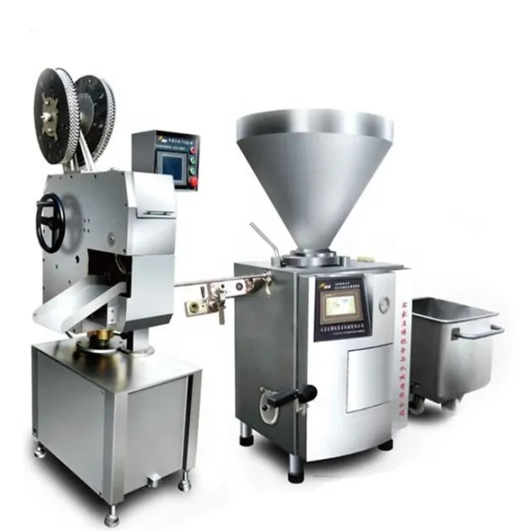 Bán chạy nhất điện -- Máy cắt nhồi thịt nguội Xúc Xích Kẹp Đôi (tường lớn) cơ khí để bán