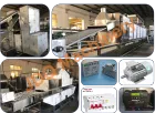 Cadena de producción de los tallarines inmediatos de los tallarines de fritura automáticos de la pequeña escala - Línea de producción de fideos de olla caliente autocalentable - foodmachtech