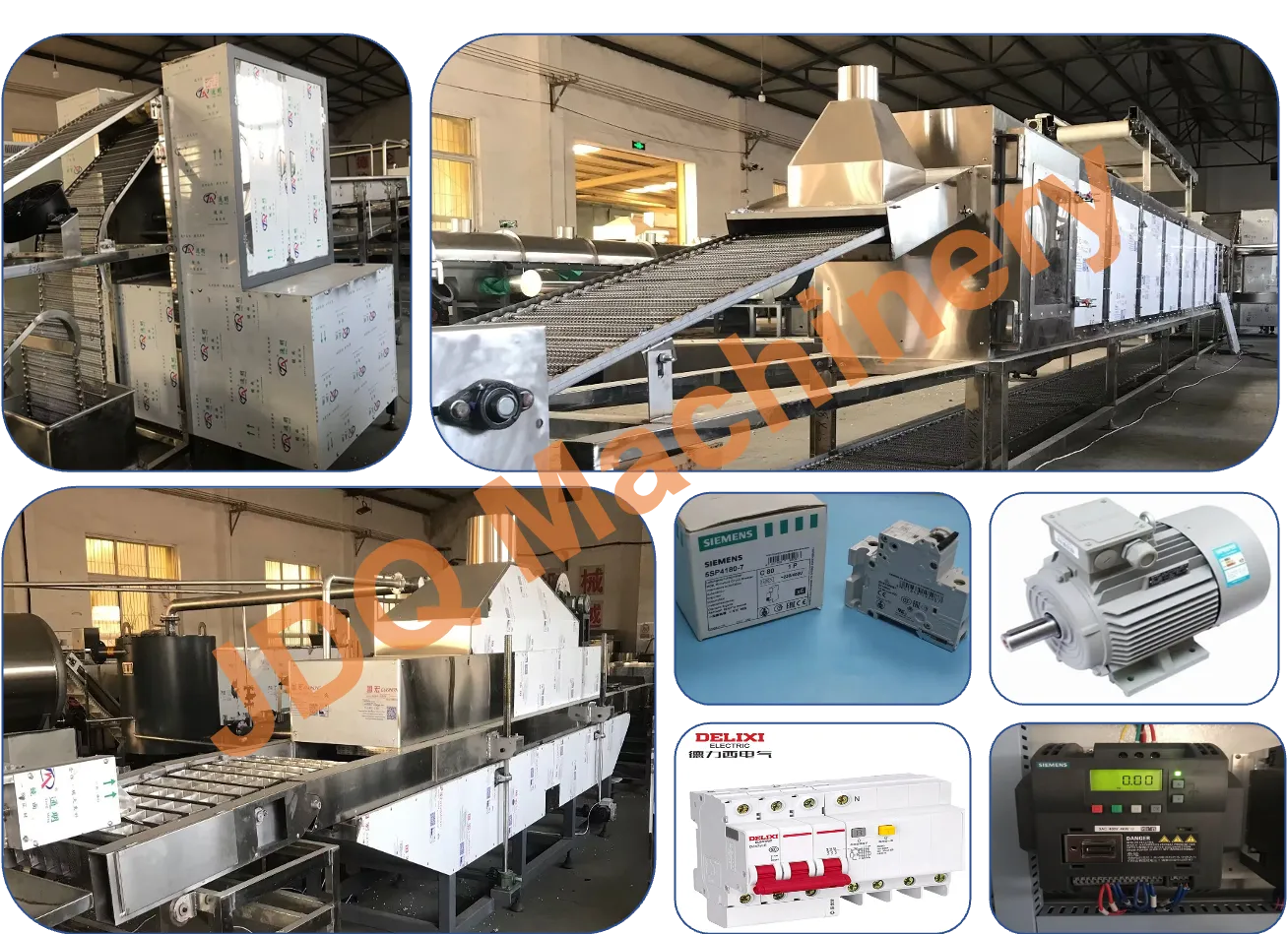 Cadena de producción de los tallarines inmediatos de los tallarines de fritura automáticos de la pequeña escala - Línea de producción de fideos de olla caliente autocalentable - foodmachtech